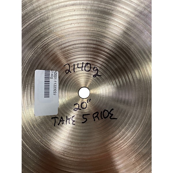 Used Zildjian 20in A Series Take Five Reissue Ride Cymbal