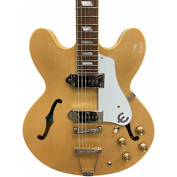 Used Epiphone Casino Hollowbody Natural Hollow Body Electric Guitar