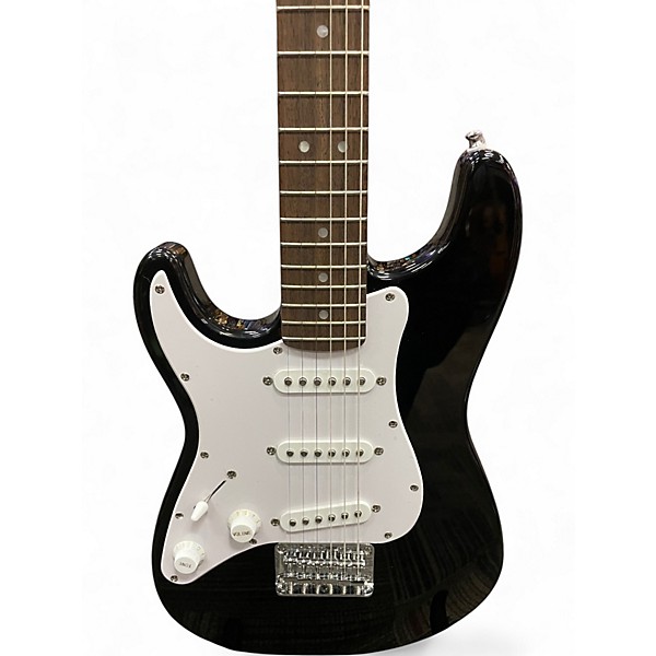 Used Squier Mini Affinity Stratocaster Left Handed Black Electric Guitar