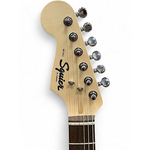 Used Squier Mini Affinity Stratocaster Left Handed Black Electric Guitar