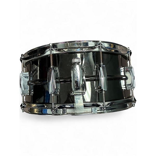 Used Ludwig 6X14 Black Beauty Snare Black Chrome Drum