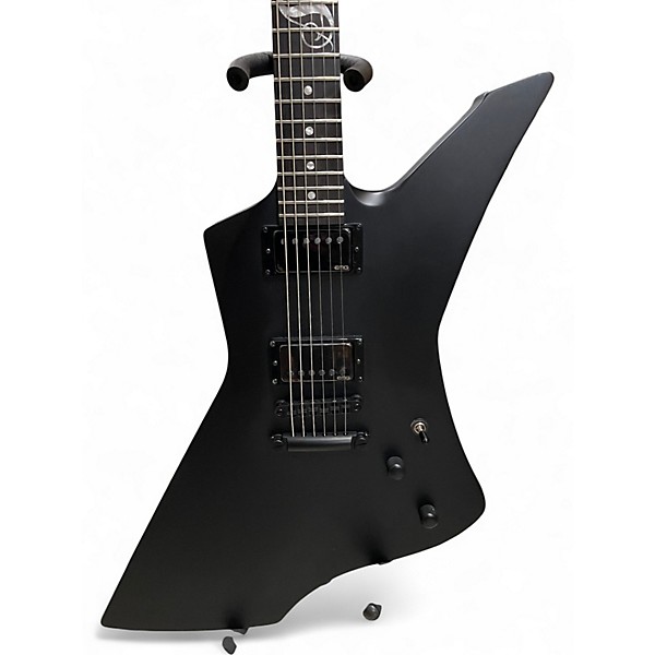 Used ESP LTD JAMES HETFIELD SNAKEBYTE SATIN BLACK Solid Body Electric Guitar