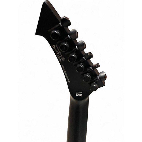 Used ESP LTD JAMES HETFIELD SNAKEBYTE SATIN BLACK Solid Body Electric Guitar