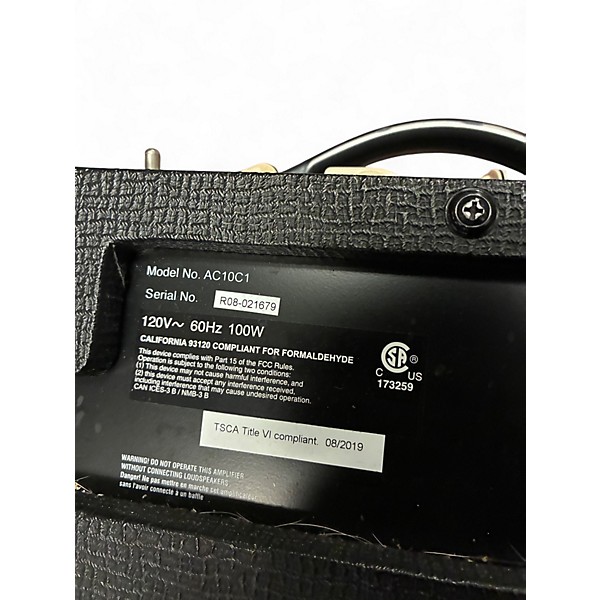 Used VOX AC10C1 10W 1x10 Tube Guitar Combo Amp