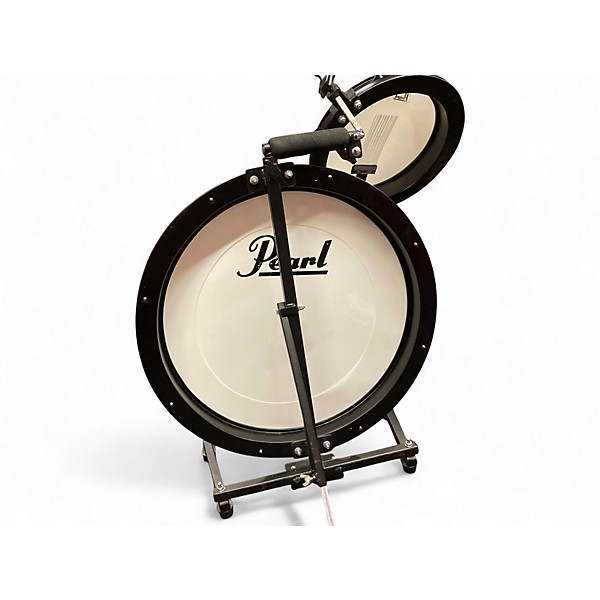 Used Pearl 2 Piece Rhythm Traveler Compact Black Drum Kit
