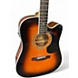Used Zager ZAD-50CE 2 Tone Sunburst Acoustic Electric Guitar
