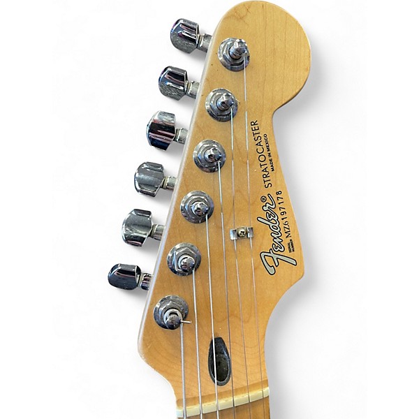 Used 2000s Fender Standard Stratocaster Brown Sunburst Solid Body Electric Guitar