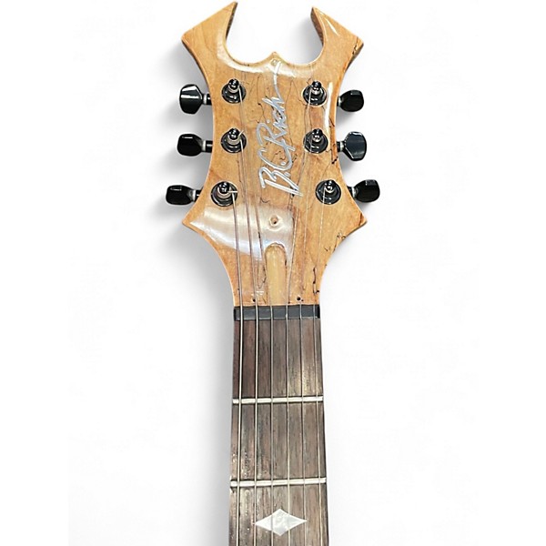 Used B.C. Rich Exotic Warlock Spalted Maple Solid Body Electric Guitar