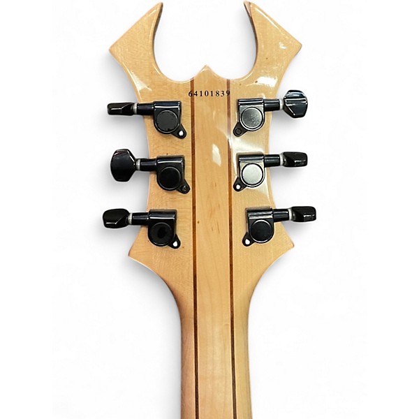 Used B.C. Rich Exotic Warlock Spalted Maple Solid Body Electric Guitar