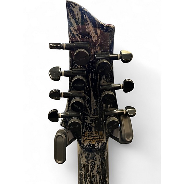 Used Schecter Guitar Research SGR C7 MULTISCALE SILVER MOUNTAIN Solid Body Electric Guitar