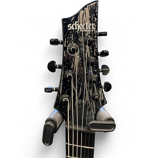 Used Schecter Guitar Research SGR C7 MULTISCALE SILVER MOUNTAIN Solid Body Electric Guitar