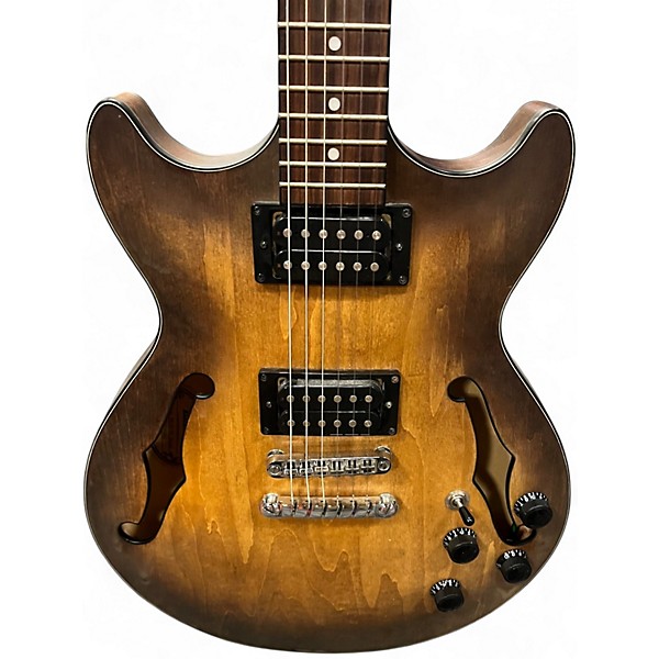Used Ibanez AM73B Archtop 2 Color Sunburst Hollow Body Electric Guitar