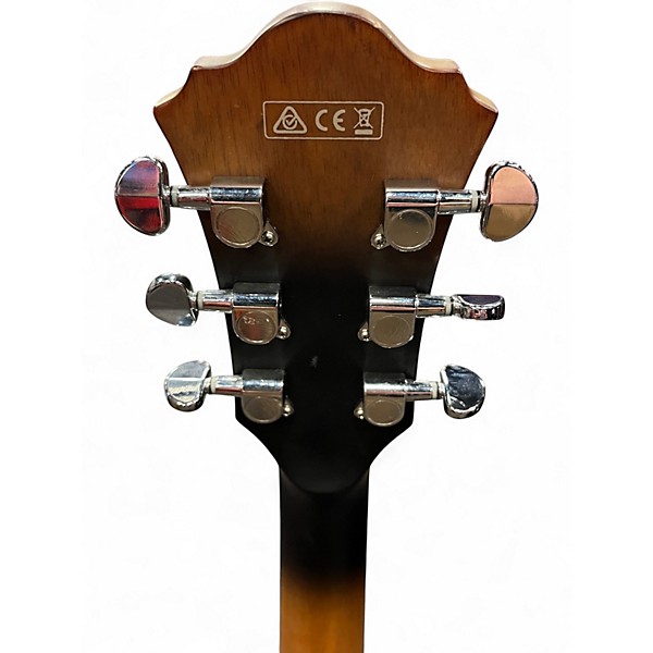 Used Ibanez AM73B Archtop 2 Color Sunburst Hollow Body Electric Guitar