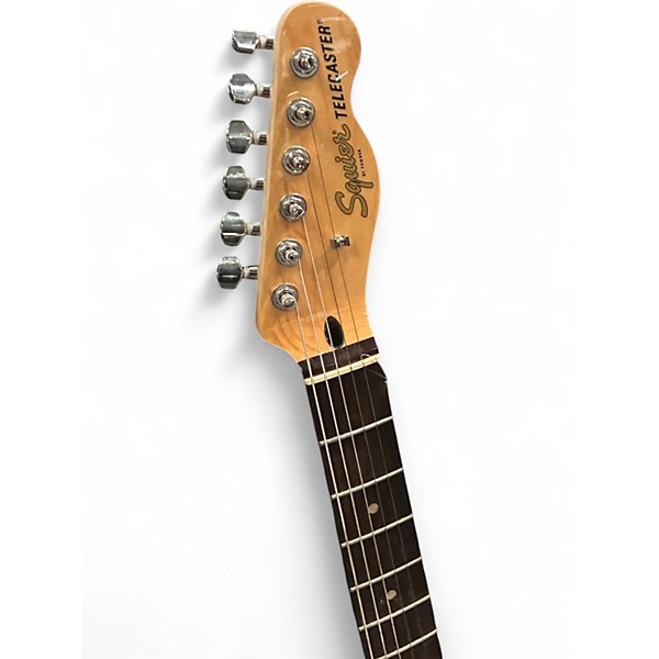 Used Squier Affinity Telecaster Deluxe Silver Solid Body Electric Guitar