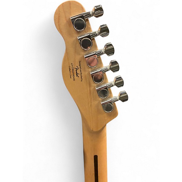 Used Squier Affinity Telecaster Deluxe Silver Solid Body Electric Guitar