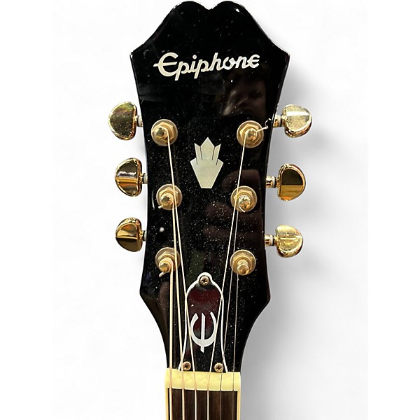 Used Epiphone PR5E Natural Acoustic Electric Guitar