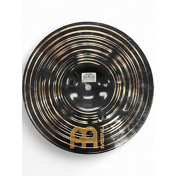 Used MEINL 10in CLASSIC CUSTOM DARK SLASH Cymbal
