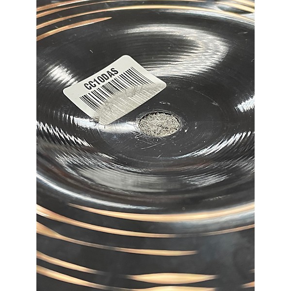 Used MEINL 10in CLASSIC CUSTOM DARK SLASH Cymbal