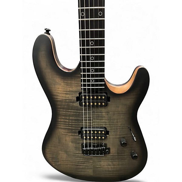 Used Sterling by Music Man Rabea Massaad Artist Series Sabre Ashen Burst Solid Body Electric Guitar