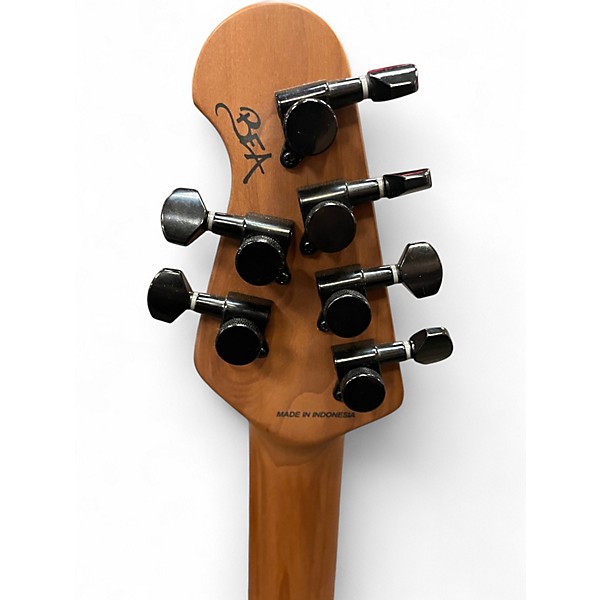 Used Sterling by Music Man Rabea Massaad Artist Series Sabre Ashen Burst Solid Body Electric Guitar