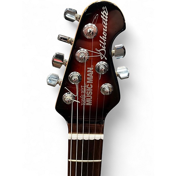 Used Ernie Ball Music Man Silhouette Standard Sunburst Solid Body Electric Guitar