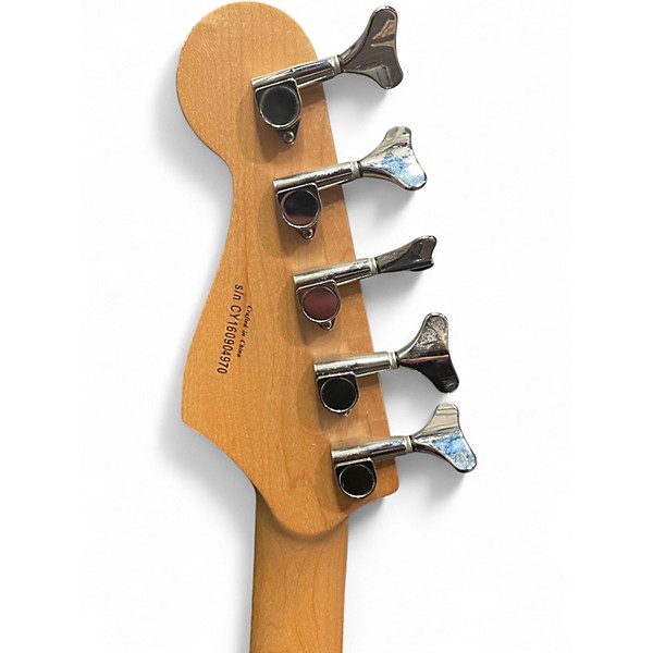 Used Squier Affinity Jazz Bass V 5 String Sunburst Electric Bass Guitar