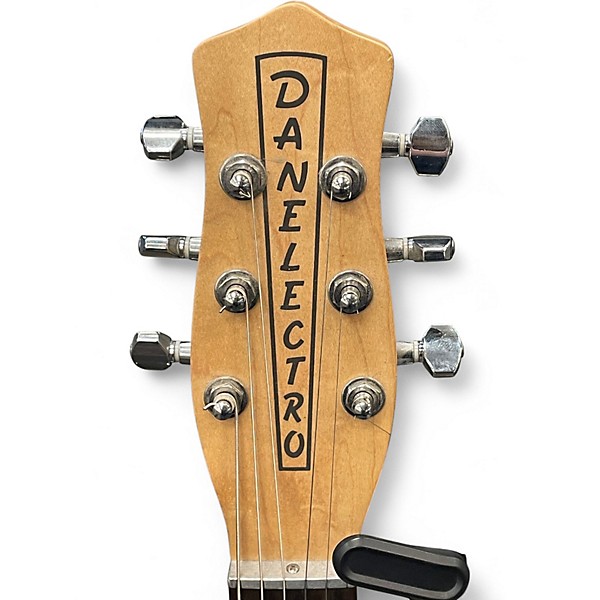 Used Danelectro Convertible Atomic Pink Acoustic Electric Guitar