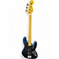 Used 2023 Fender American Professional II Jazz Bass Dark Night Electric Bass Guitar thumbnail