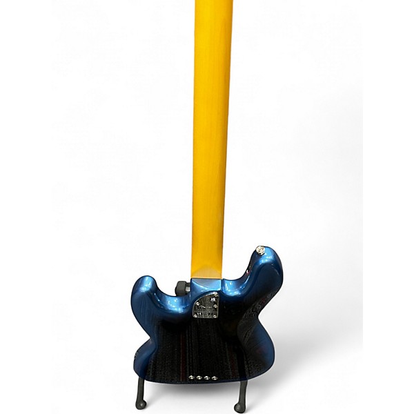 Used 2023 Fender American Professional II Jazz Bass Dark Night Electric Bass Guitar