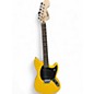 Used 2024 Squier SONIC MUSTANG Graffiti Yellow Solid Body Electric Guitar thumbnail