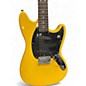 Used 2024 Squier SONIC MUSTANG Graffiti Yellow Solid Body Electric Guitar