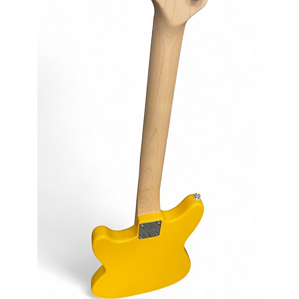 Used 2024 Squier SONIC MUSTANG Graffiti Yellow Solid Body Electric Guitar