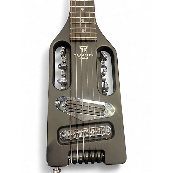 Used Traveler Guitar Ultra Light Black Acoustic Guitar