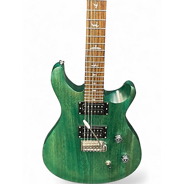 Used PRS SE CE GREEN Solid Body Electric Guitar