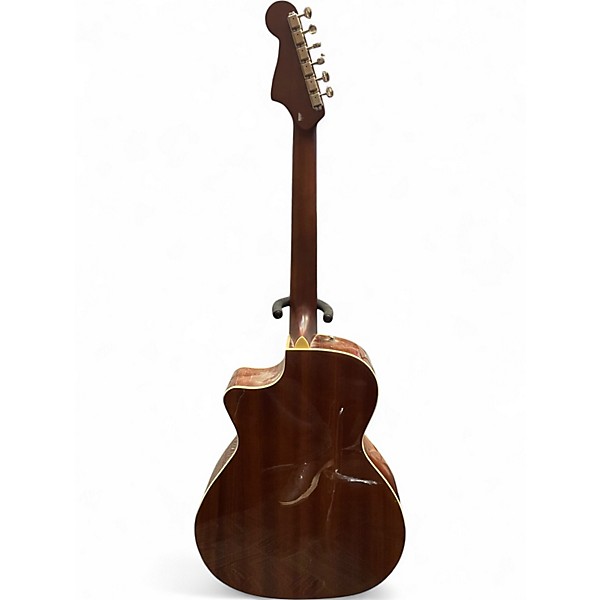 Used Fender Newporter Player Tobacco Burst Acoustic Electric Guitar