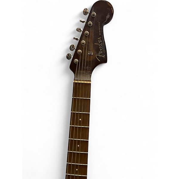 Used Fender Newporter Player Tobacco Burst Acoustic Electric Guitar