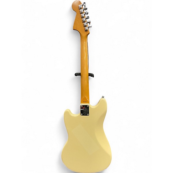 Used Fender MIJ Mustang HH with Dimarzio Pickups Antique White Solid Body Electric Guitar