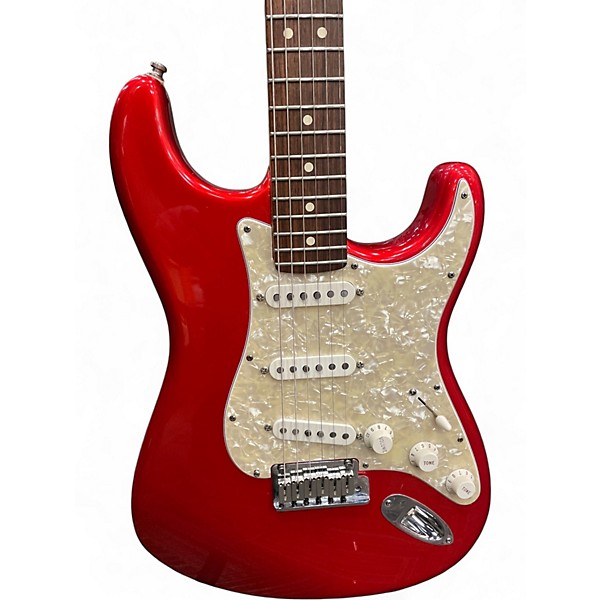 Used 2003 Fender American Standard Stratocaster Candy Apple Red Solid Body Electric Guitar