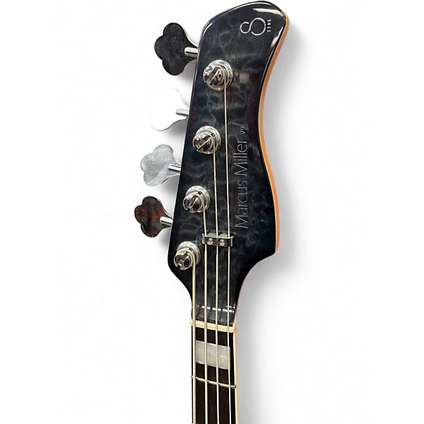 Used Sire Marcus Miller V9 Swamp Ash Trans Black Electric Bass Guitar