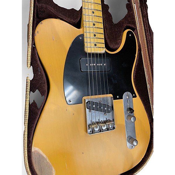 Used Nash Guitars T52 P90N MEDIUM RELIC BUTTERSCOTCH RELIC Solid Body Electric Guitar