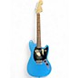 Used 2023 Squier Bullet Mustang HH Blue Solid Body Electric Guitar thumbnail