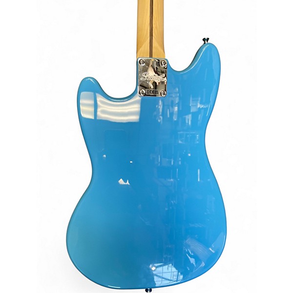 Used 2023 Squier Bullet Mustang HH Blue Solid Body Electric Guitar
