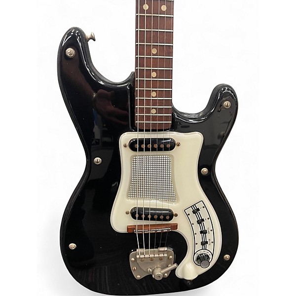 Vintage 1965 Hagstrom Hagstrom 1 Black Solid Body Electric Guitar