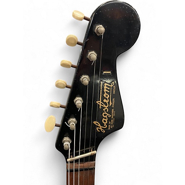 Vintage 1965 Hagstrom Hagstrom 1 Black Solid Body Electric Guitar
