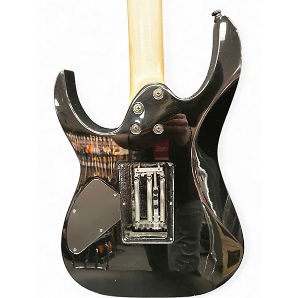 Used Ibanez RG370DX Black Solid Body Electric Guitar