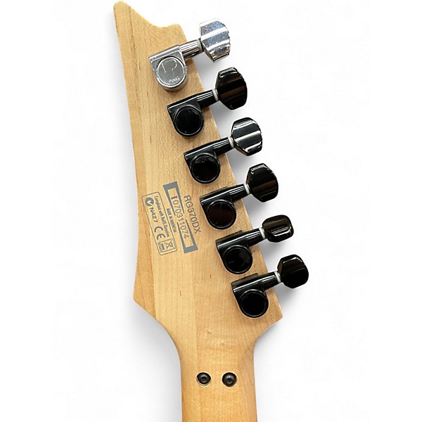 Used Ibanez RG370DX Black Solid Body Electric Guitar