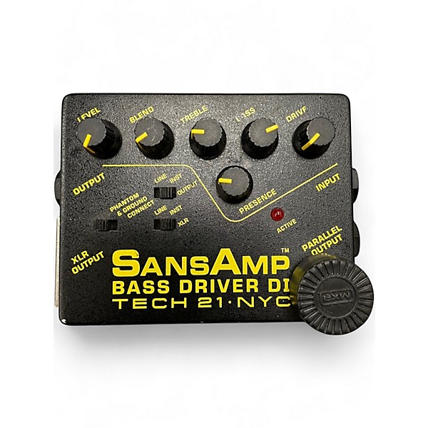 Used Tech 21 Sansamp Bass Driver Di Direct Box