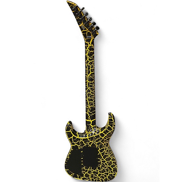 Used Jackson Soloist SL3X DX Yellow Crackle Solid Body Electric Guitar