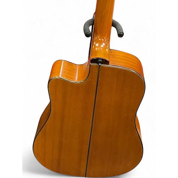 Used Lag Guitars T200DCE Natural Acoustic Electric Guitar