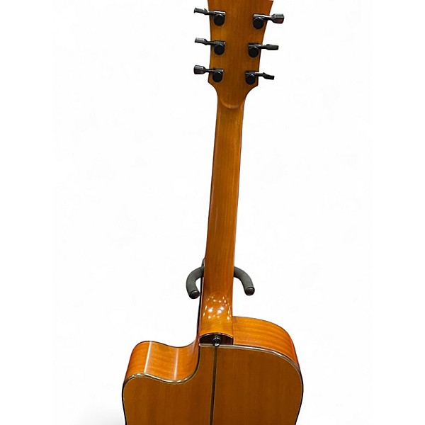 Used Lag Guitars T200DCE Natural Acoustic Electric Guitar